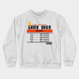 Gaming 8 Bit Challenge - Game Over Crewneck Sweatshirt